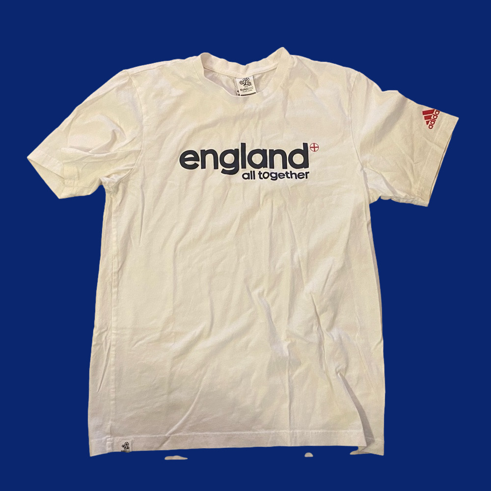 England Euro 2012 T-Shirt by Adidas Medium